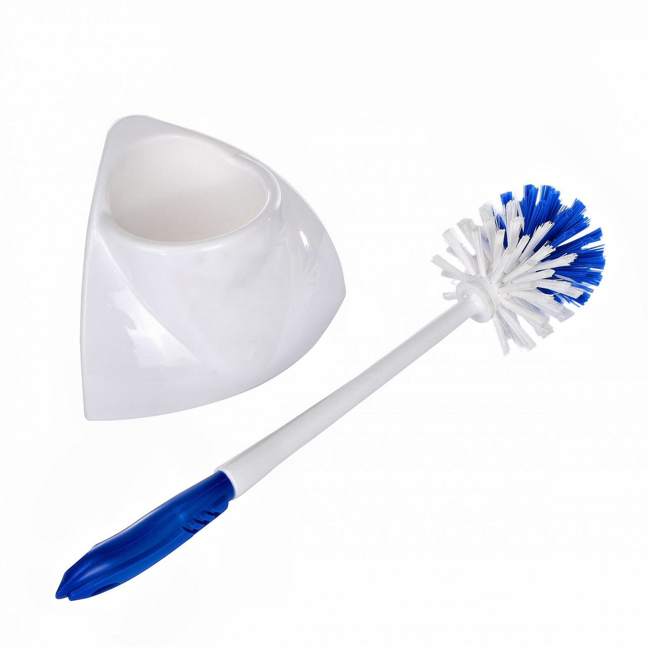 Toilet Bowl Brush with Corner Caddy - Cleaner Solutions