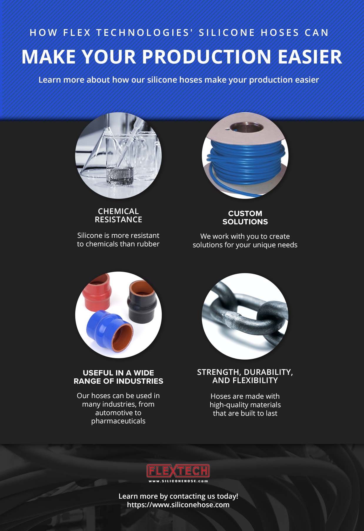 How Flex Technologies' Silicone Hoses Can Make Your Production Easier