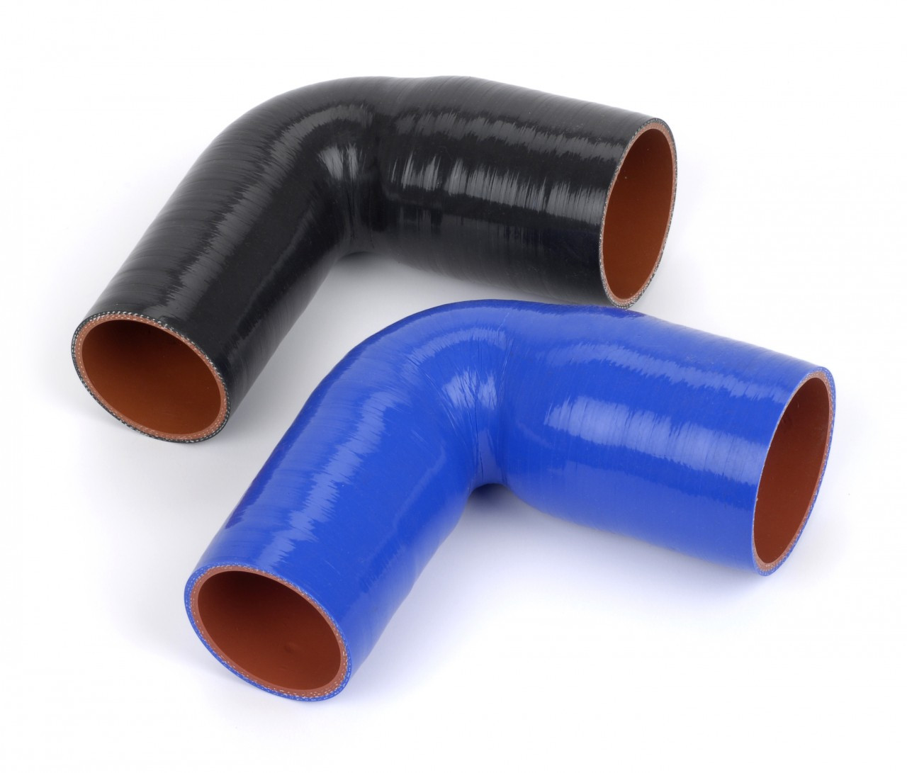 90 degree Reducer Silicone Hose Elbows Coolant Boost Inlet Reinforced Pipes