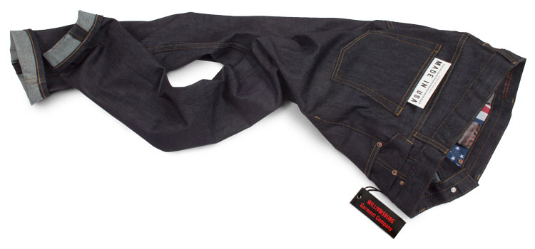 Stretch Raw Denim American Made Jeans Slim Tapered- HOPE ST
