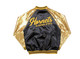 Alabama State University ASU Satin Sequin Jacket- Black/Gold