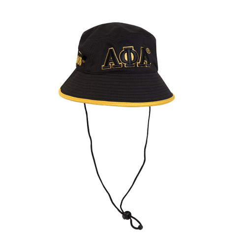 Alpha Phi Alpha Fraternity Bucket Hat Black