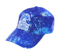 Hampton University Sequin Hat- Mascot-Front