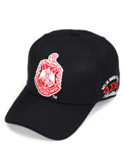 Delta Sigma Theta Sorority Hat- Crest-Black