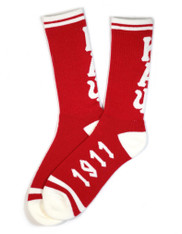 Kappa Alpha Psi Fraternity Socks-Red