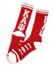 Kappa Alpha Psi Fraternity Socks-Red