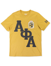 Alpha Phi Alpha Fraternity T-Shirt-Gold