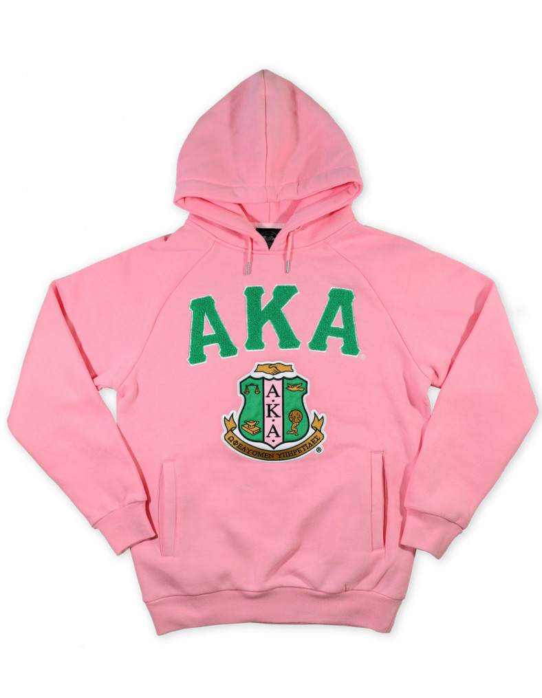 industri Skylight tyk Alpha Kappa Alpha AKA Sorority Hoodie- Pink-Crest - Brothers and Sisters'  Greek Store
