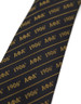 Alpha Phi Alpha Fraternity Necktie- Three Greek Letters-Black