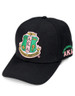 Alpha Kappa Alpha AKA Sorority Hat- Crest-Black