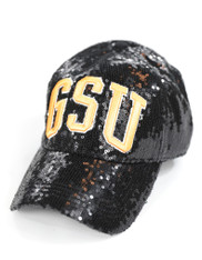 Grambling State University Sequin Hat-Black-Style 2