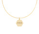 Alpha Chi Omega Sorority Paperclip Style Chain Necklace 