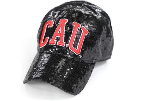 Clark Atlanta University Sequin Hat-Black