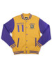 Omega Psi Phi Fraternity Fleece Jacket- Purple-Front