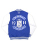 Phi Beta Sigma Fraternity Fleece Jacket- Blue/White-Back