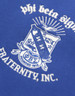 Phi Beta Sigma Fraternity Fleece Jacket- Blue/White