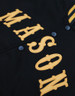 Mason Masonic Fleece Jacket- Black/ Gold