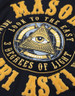 Mason Masonic Wool Jacket- Black/Old Gold