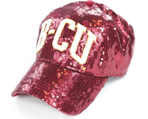 Bethune-Cookman University Sequin Hat- BCU-Front