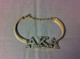 Alpha Kappa Alpha Sorority Bracelet-Gold