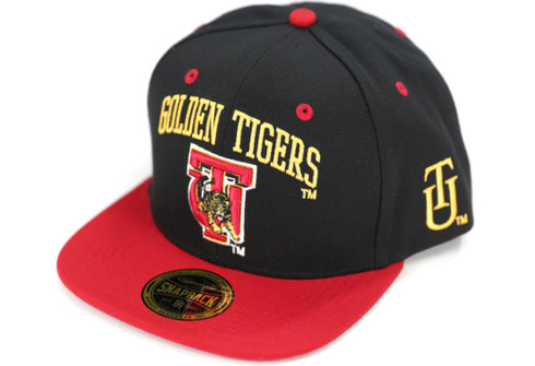 Tuskegee University Snapback Hat-Black-Front