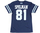 Spelman College Jersey Shirt-Women’s-Back