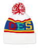 Order of the Eastern Star OES Pom Beanie-White- Founding Year