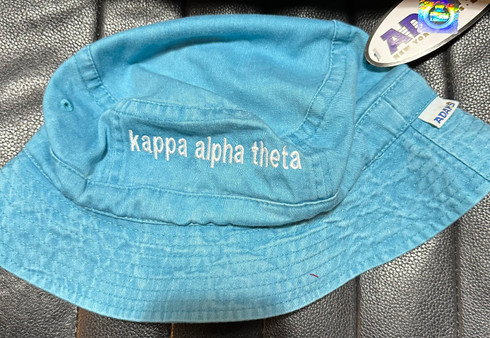 Kappa Alpha Theta Sorority Bucket Hat- Blue