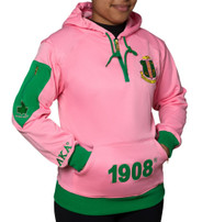 Alpha Kappa Alpha Sorority Elite Hoodie Pullover-Pink