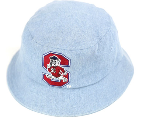 South Carolina State University Bucket Hat- Light Blue Denim