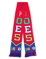 Order of the Eastern Star OES Scarf-Red/Blue