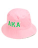 Alpha Kappa Alpha AKA Bucket Hat- Reversible-Pink/Green 