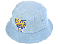 Fort Valley State University Bucket Hat-Blue Denim
