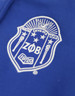 Zeta Phi Beta Sorority Fleece Jacket- Blue/White