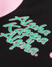 Alpha Kappa Alpha AKA Sorority Fleece Jacket-Black/Pink