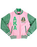 Alpha Kappa Alpha AKA Sorority Wool Jacket-Front