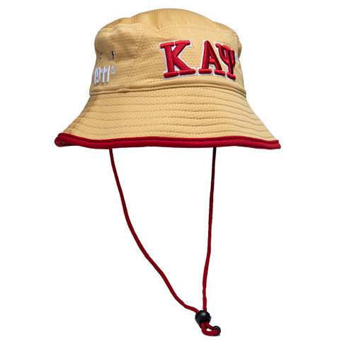 Kappa Alpha Psi Fraternity Bucket Hat-Khaki