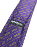 Omega Psi Phi Fraternity Necktie- Three Greek Letters-Purple