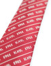 Kappa Alpha Psi Fraternity Necktie- Three Greek Letters-Red