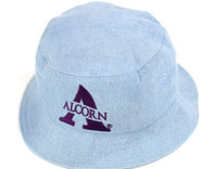 Alcorn State University Bucket Hat-Blue Denim