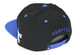 Hampton University Snapback Hat-Black-Back