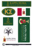 Kappa Sigma Fraternity Sticker Sheet