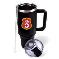 Kappa Alpha Order Fraternity Stainless Steel Tumbler with Handle