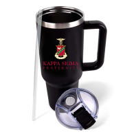 Kappa Sigma Fraternity Stainless Steel Tumbler with Handle
