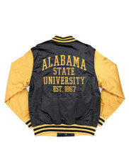 Alabama State University Baseball Jacket-Back