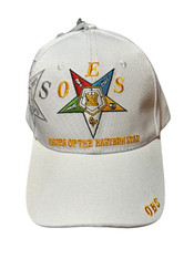 Order of the Eastern Star OES Hat-White