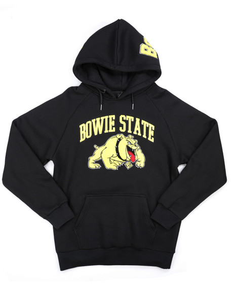 Bowie State University Hoodie- Black-Front