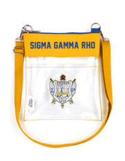 Sigma Gamma Rho Sorority Clear Cross Body Bag