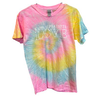 Kappa Alpha Theta Sorority Tie-Dye Shirt-Love