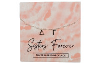 Delta Gamma Sorority Sisters Forever Necklace- Silver